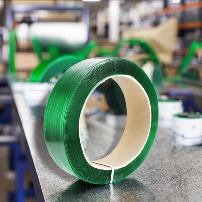 কেনা নিরাপদ প্যাকেজিংয়ের জন্য শক্তিশালী টান শক্তি, কম প্রসারিততা এবং উচ্চ তাপমাত্রা প্রতিরোধের সাথে শিল্প পিইটি স্ট্র্যাপিং online manufacture